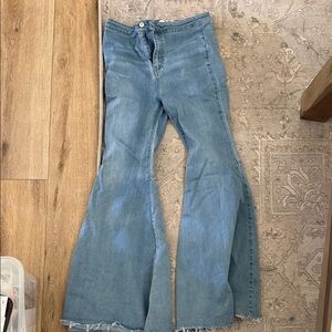 Free People / We The Free Denim Stretch Bellbottom Size 29